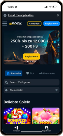 Das Bookofbet Casino auf Mobilgeräten