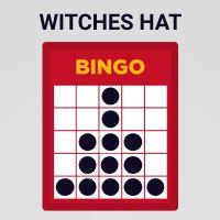 Online Bingo - Witches hat