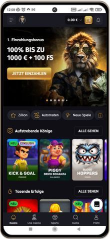 FortunePlay Casino auf einem Mobiltelefon