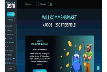 Oshi casino – aktionen