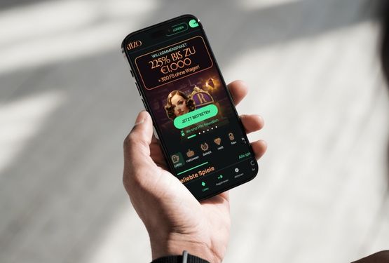 Ritzo Casino Hauptseite auf dem Handy