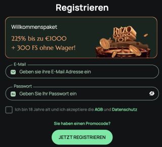 Ritzo-Registrierungsprozess