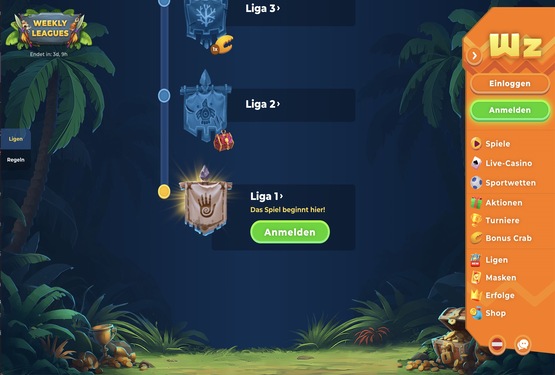 Wazamba Casino vip Seite