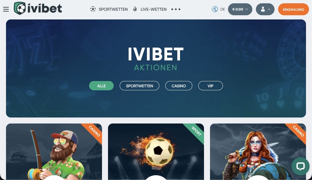 Ivibet Bonusangebot