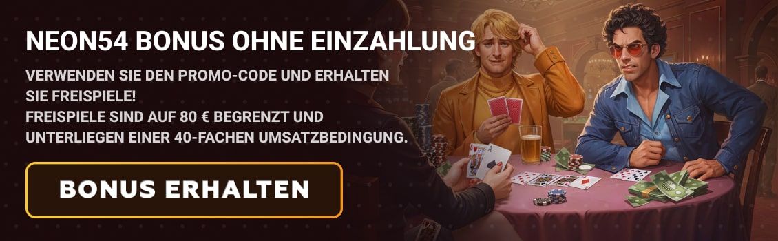 Neon54 Bonus ohne Einzahlung