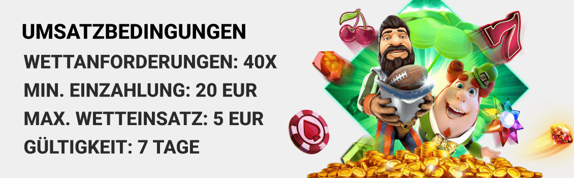 Bonusbedingungen im Playfina Casino