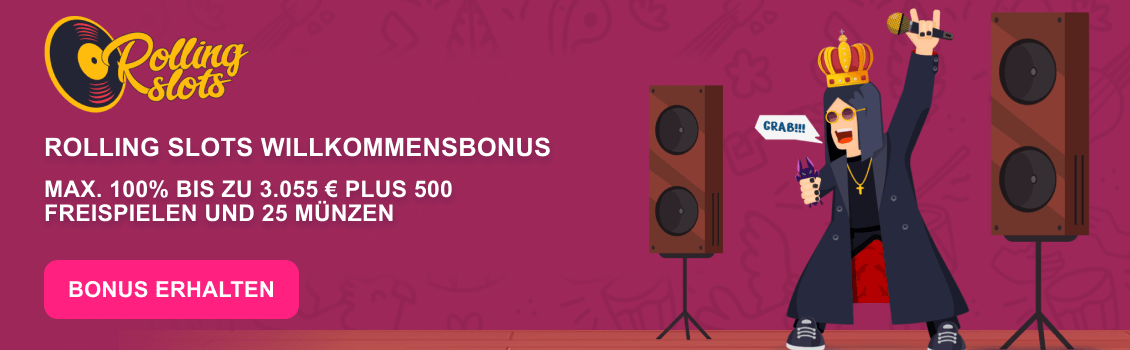 Rolling Slots Willkommensbonus