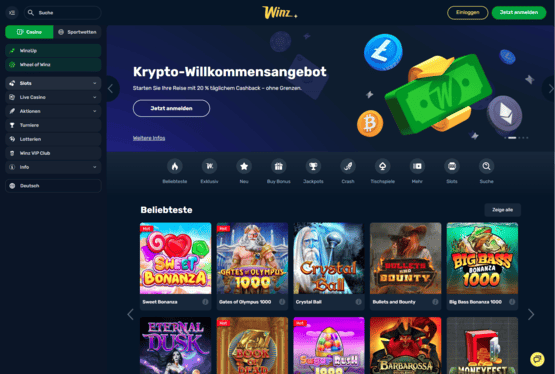 Winz Hauptseite