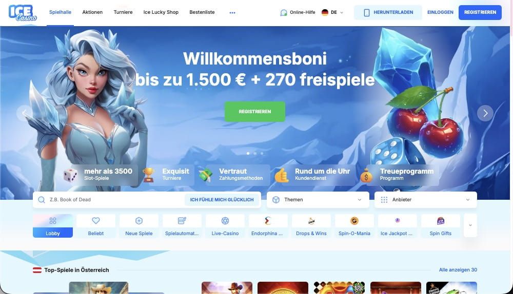 Ice Casino Vorschau