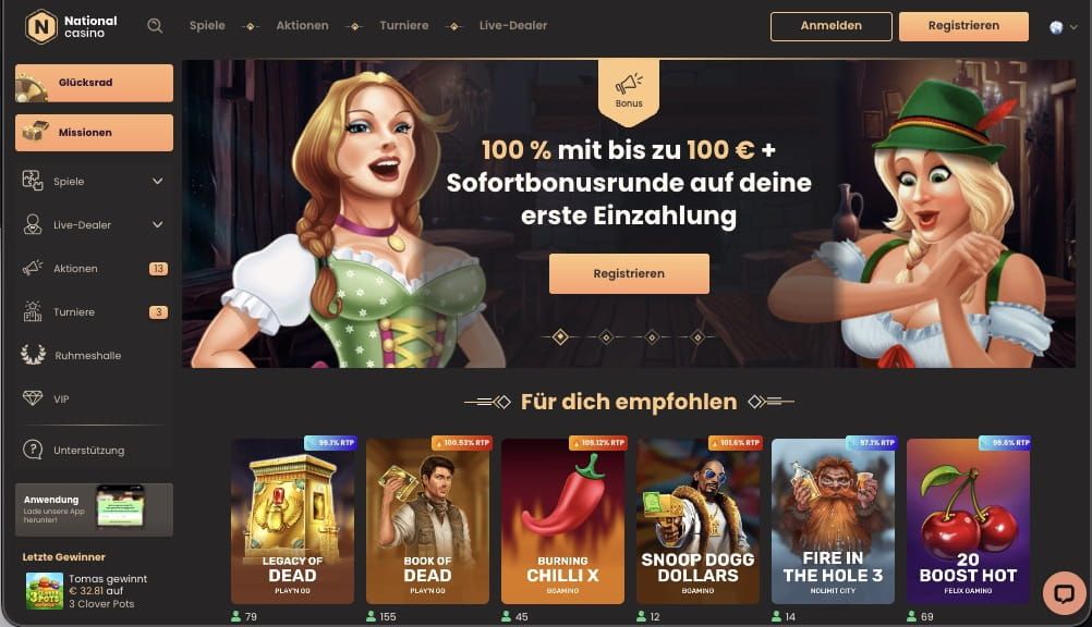 National Casino Vorschau