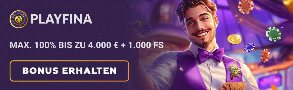 Playfina Willkommensangebot