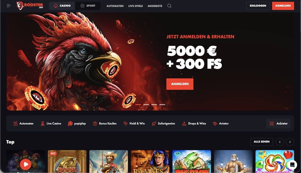 Rooster.bet Casino Vorschau
