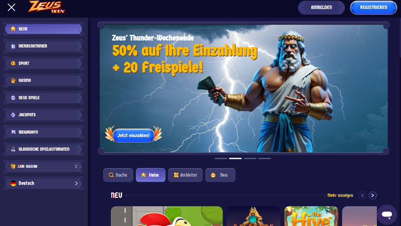 ZeusWin Casino-Vorschau