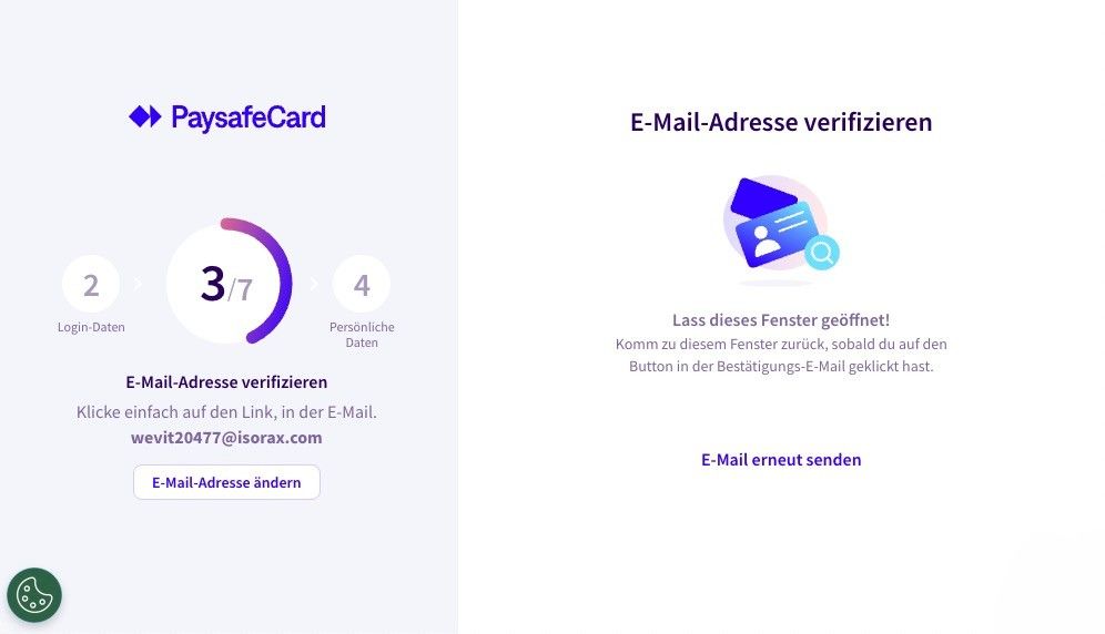 E-Mail bestätigen