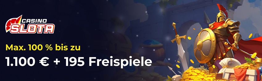 Slota Casino Willkommensbonus