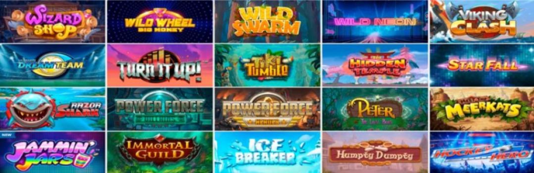 Push Gaming Software – Liste der Spielautomaten.