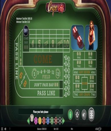 Jetzt kostenlos in Spielen Sie Craps als Demo von Play’n GO spielen
