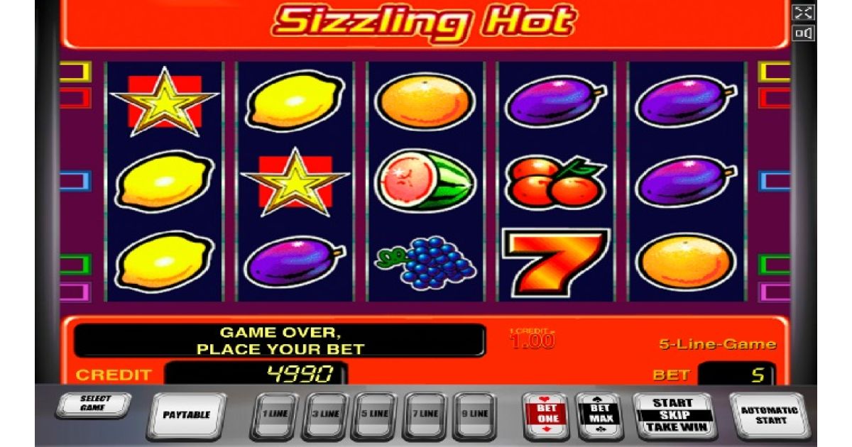 Sizzling Hot Demo kostenlos spielen ohne Anmeldung 🎰 Slot-Test 2026