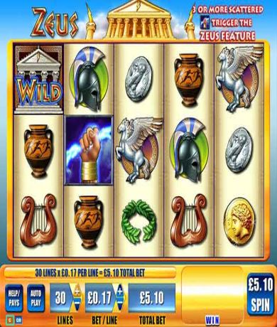 Jetzt kostenlos in Spielen Sie Zeus als Demo von WMS spielen